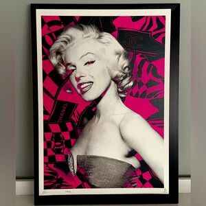 2024 Limited Edition Marilyn Monroe Pop Art Print by “Death NYC” 82 of 100